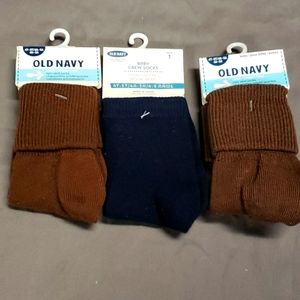 New Old Navy Baby Crew Socks.